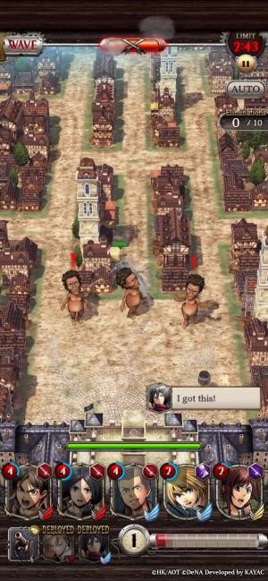 Đồ họa game Attack on Titan TACTICS tuyệt đẹp