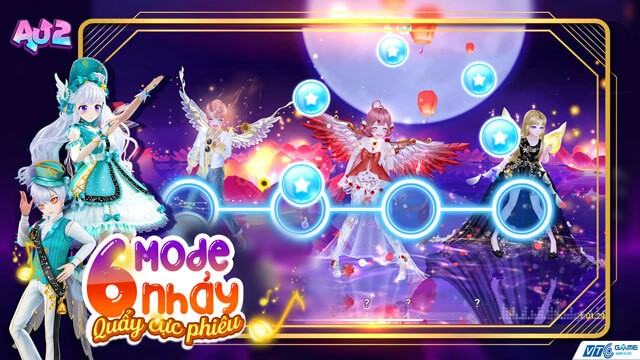 6 chế độ nhảy, quảy cực phiêu