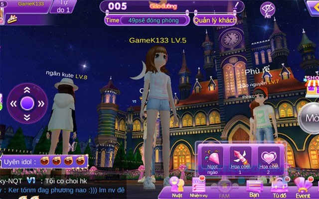 Giao diện game Au Love