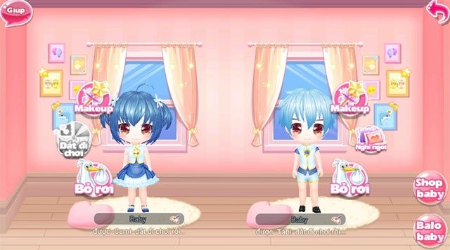 Mở tính năng Baby