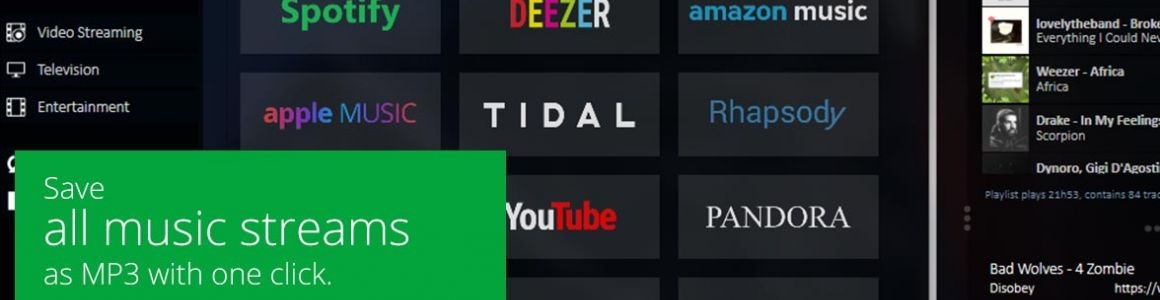 Audials Tunebite Platinum lưu toàn bộ stream nhạc