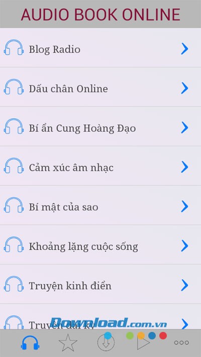 Audio book online for Android