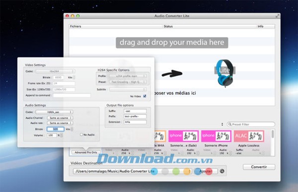 Audio Converter Lite for Mac