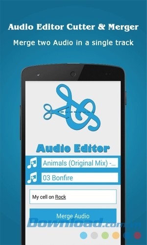 Giao diện hợp nhất của Audio Editor Cutter & Merger cho Android