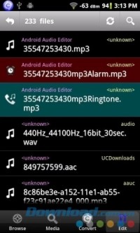 Audio Editor for Android làm nhạc chuông
