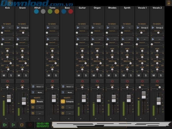 Audio Evolution Mobile Studio giống như một phòng thu âm đa phương tiện xách tay hoàn chỉnh