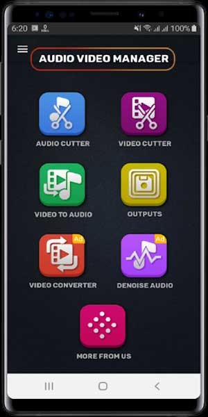 Audio Video Manager có nhiều tính năng đa dạng