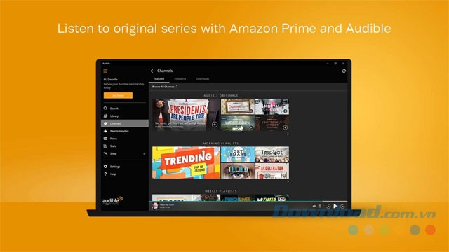 Ứng dụng sách nói Audibooks from Audible