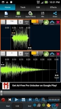 AudioDroid: Audio Mix Studio cho Android trộn âm thanh cực hay