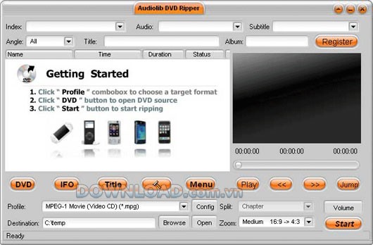 Audiolib DVD Ripper
