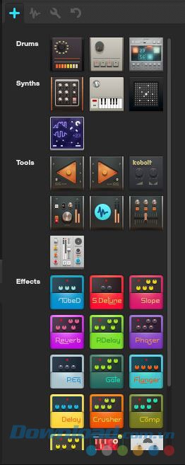 Bộ công cụ đa dạng của ứng dụng