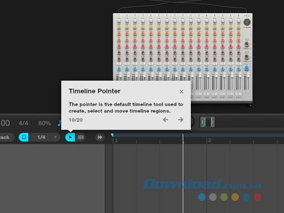 Hướng dẫn chi tiết từng mục của Audiotool