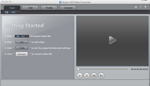 AuKun HD Video Converter for Mac