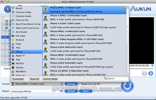 Aukun iMedia Converter for Mac