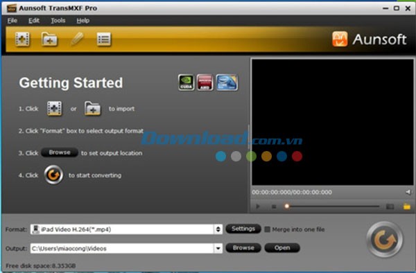 Aunsoft TransMXF Pro