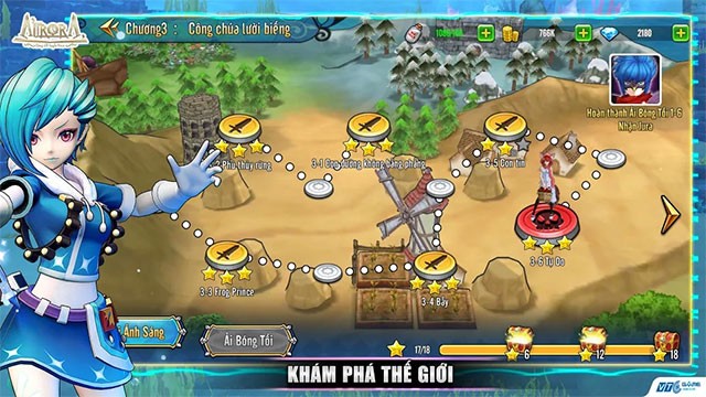 Khám phá vùng đất huyền thoại Aurora cho iOS