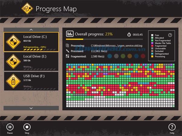 Auslogics Disk Defrag Touch
