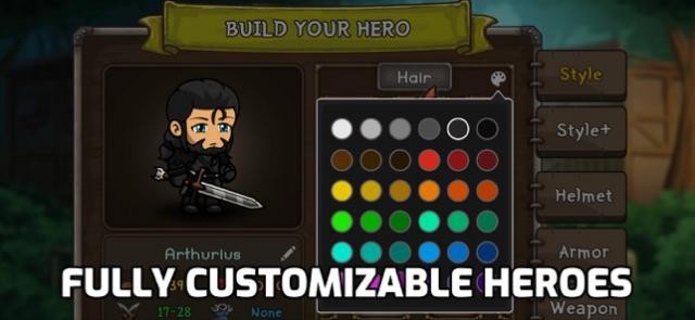 Tùy chỉnh anh hùng của bạn