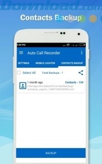 Sao lưu liên lạc