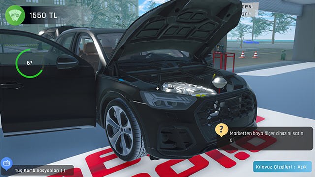 Kiểm tra và bảo dưỡng xe trước khi lái thử trong game Auto Check Up Simulator