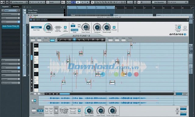 Biên tập Graphical Mode trong Cubase