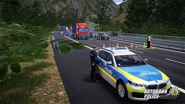 Autobahn Police Simulator 3 mô phỏng công việc của cảnh sát giữ gìn trật tự, an ninh trong thành phố