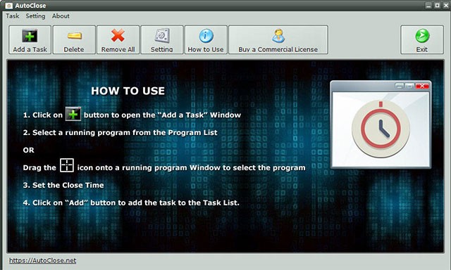 Hướng dẫn sử dụng AutoClose để quản lý hệ thống Windows