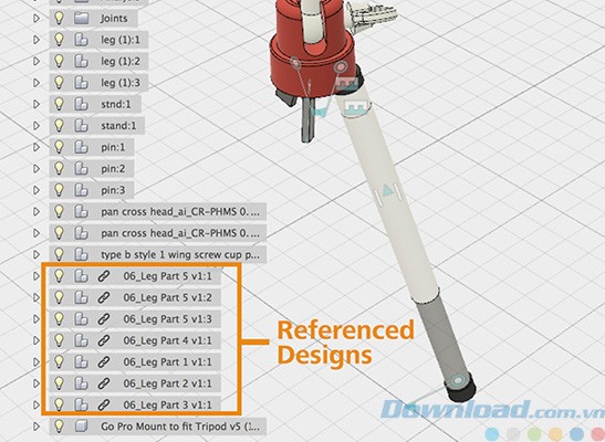 Lưu các phiên bản thiết kế