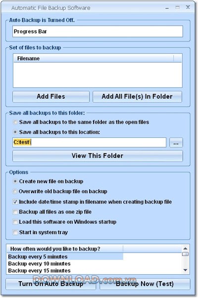 Automatic File Backup Software