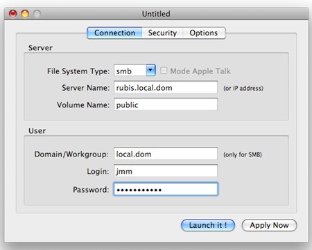 AutomountMaker for Mac OS X