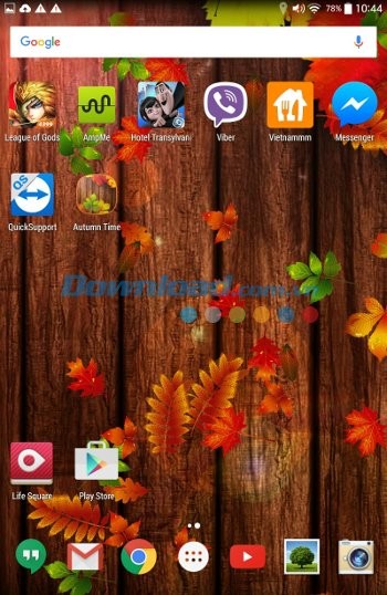 Autumn Time - hình nền động mùa thu với nền tối