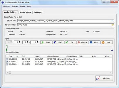 Auvisoft Audio Splitter Joiner