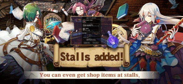 Bạn có thể mua và bán các vật phẩm tại gian hàng