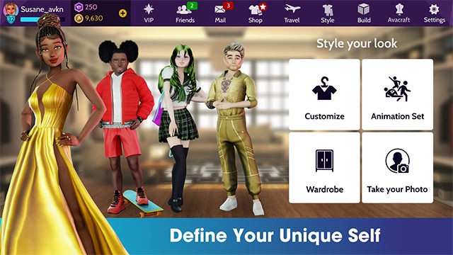 Định hình phong cách thời trang cá tính và diện mạo độc đáo trong Avakin Life game