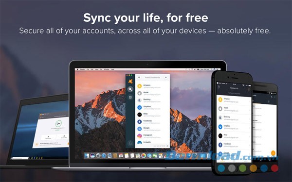 Đồng bộ dữ liệu trên nhiều thiết bị cùng Avast Passwords cho Mac