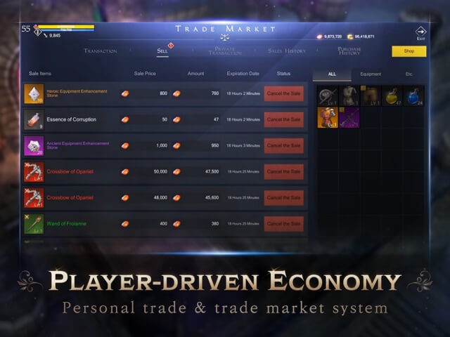 Game sở hữu nền kinh tế do chính người chơi điều khiển