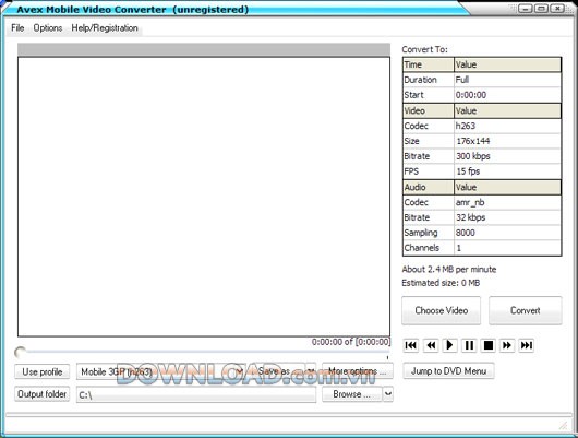 Avex Mobile Video Converter