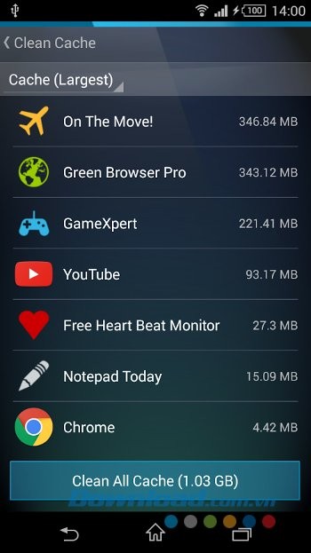 Dọn dẹp thiết bị hiệu quả với AVG Cleaner for Xperia