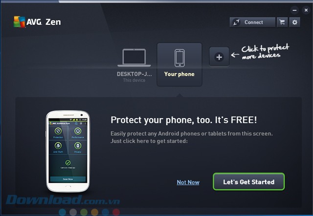 Bảo vệ thiết bị toàn diện khi sử dụng AVG Performance