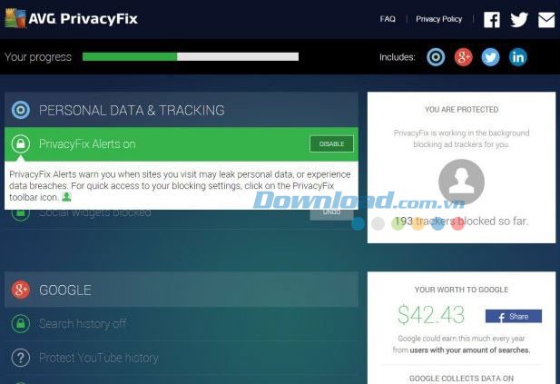 Sửa lỗi trong AVG Protection Free
