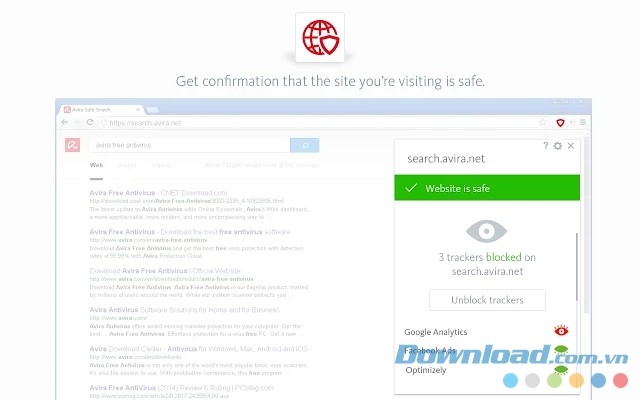 Đánh giá trang web an toàn hay không trước khi người dùng truy cập