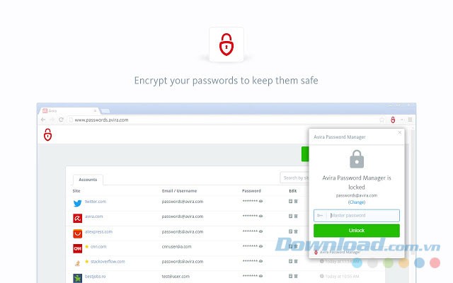 Mã hóa dữ liệu đăng nhập