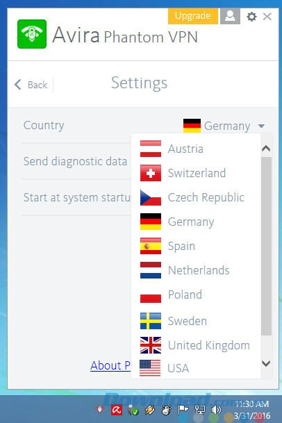 Sử dụng địa chỉ IP giả từ nhiều quốc gia