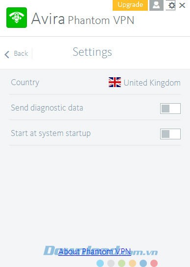 Phần mềm bảo mật Avira Phantom VPN