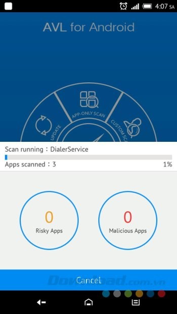Tính năng quét thiết bị của AVL