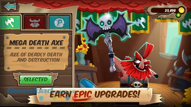 Nâng cấp nhân vật trong game Axe in Face 2