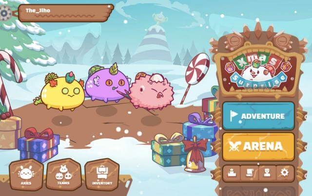Thu thập những con thú và tạo đội hình để chiến đấu trong game Axie Infinity