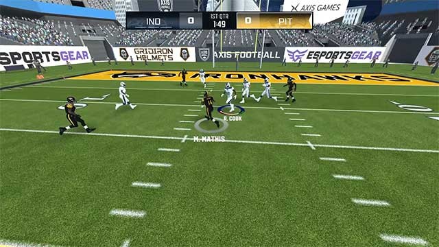 Axis Football là game mô phỏng bóng bầu dục sống động