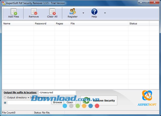AxpertSoft Pdf Security Remover