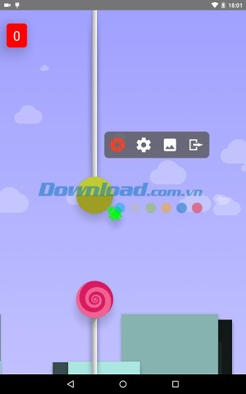Các tùy chọn khi quay của AZ Screen Recorder